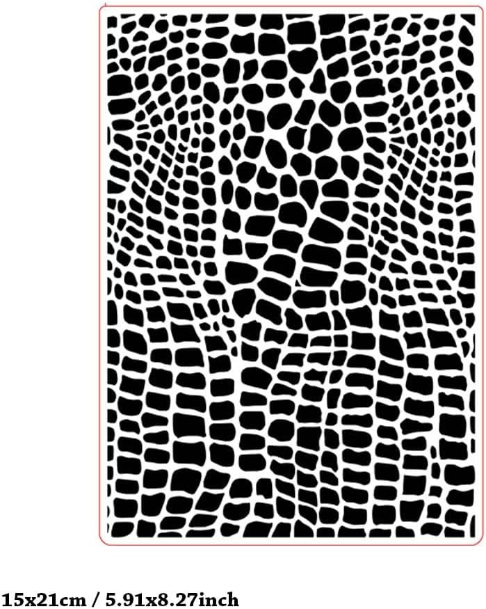 FUGUT 3-D Embossing Folder for Card Making - Plastic Textured Template for DIY Scrapbooking, Paper Crafting and Handmade Art Supplies (3D Texture Fades 8.3 x 5.9 in) - Image 2